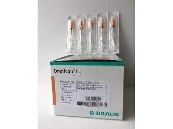 B.Braun Omnican insulīna šļirce 0,5 ml sterils ar integrētu 30G x 8 mm adatu 100 gab. 1 B.Braun Omnican insulīna šļirce 0,5 ml sterils ar integrētu 30G x 8 mm adatu 100 gab. 1