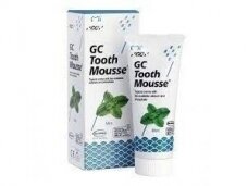 GC Tooth Mousse Recaldent piparmētru garšas zobu krēms bez fluora 40 g (35 ml)