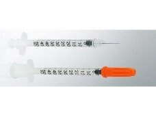 Insulīna šļirce 0,5 ml sterils ar integrētu 31G x 8 mm adatu 100 gab.